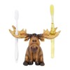Moose with Decorative Antlers Toothbrush Holder for Cabin or Lodge