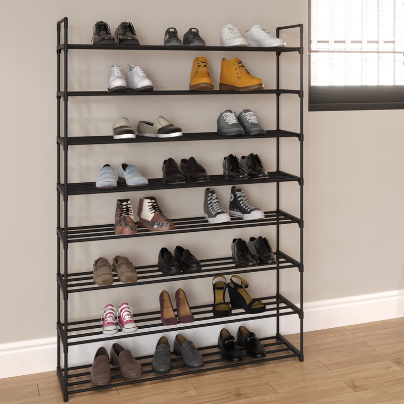 Shoe Rack - 8-Tier Shoe Organizer for Closet, Bathroom, Entryway
