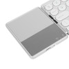 Round Key Bluetooth Foldable Keyboard with Touchpad Universal 140mAh Wireless