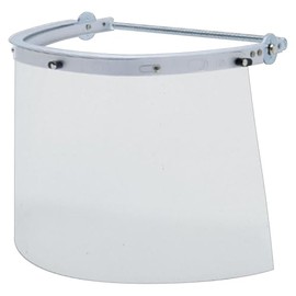 MCR Safety 101640 Polyethylene Terephthalate Universal Visor Safety Faceshield, Clear, 10-Inch by 15-1/2-Inch, 0.040-Inch Thick