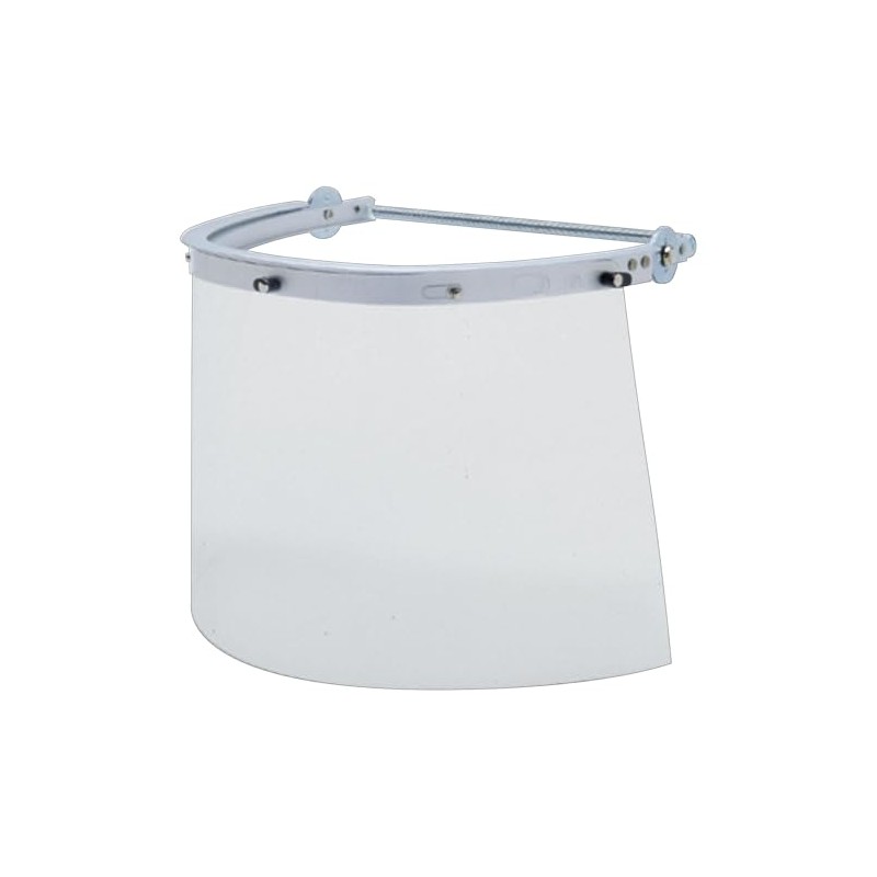 MCR Safety 101640 Polyethylene Terephthalate Universal Visor Safety Faceshield, Clear,
