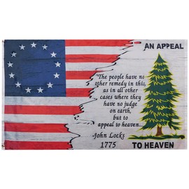 Alternative Novelties Betsy Ross An Appeal To Heaven Combination Friendship 3'x5' 3 Foot x 5 Foot Rough Tex 100D Printed Polyester Flag Banner