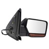 TRQ Right Mirror with Heat Power Folding with Black Cover
