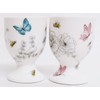 Secret Garden Egg Cups Set of 2 Fine China Flowers