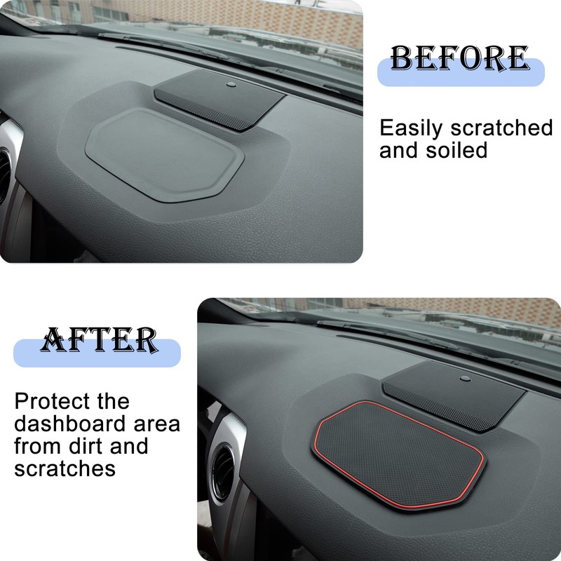 JDMCAR Upgraded Dashboard Mat Compatible with 2021 2020-2014 Toyota Tundra