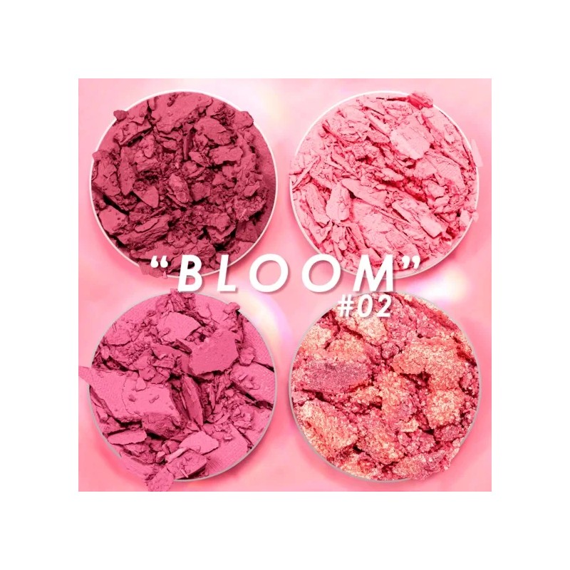 Cuarteto De Sombras Para Ojos Paleta Intensity Glam Pink Up