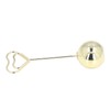 2Pcs Table Number Holder Heart Shaped Firm Stable Premium Metal
