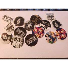 Unbranded Pre Cut One Inch Bottle Cap Images Rock Band Led Zeppelin Free Ship - photo, 15 images