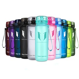Super Sparrow Drinking Bottle - Tritan Water Bottle - 350 ml & 500 ml & 750 ml & 1000 ml - BPA-Free - Ideal Sports Bottle - Quick Water Flow, Sport, Water, Bike