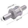 Gasea 2pcs 10mm 3/8'' One Way Aluminium Alloy Fuel Non