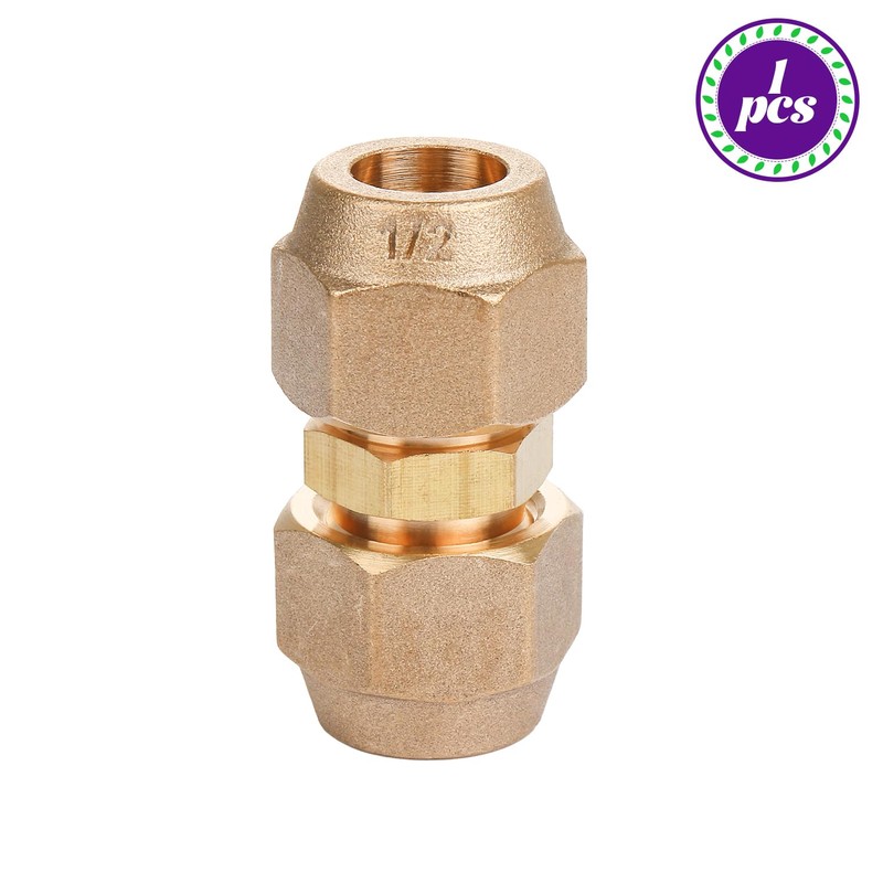 Copper Pipe Extension Joint Connectors - 1/2" Flare Male x