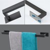 Vanloory 5 Pieces Self Adhesive Bathroom Hardware Set-SUS304 Stainless Steel-Towel