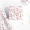 JarThenaAMCS Cowgirl Floral Wrapping Paper -Mini Roll- 17 Inch x