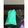 Cotton Single Drawstring Muslin Bags 3"x5" (Green Color)-25 Count Pack