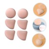 Vaguelly 6pcs Dual Use Fan Shaped Powder Puff Makeup Tools