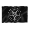 Bandera Baphomet 1.5m X 90cm Resistente Lavable Satan Muerte