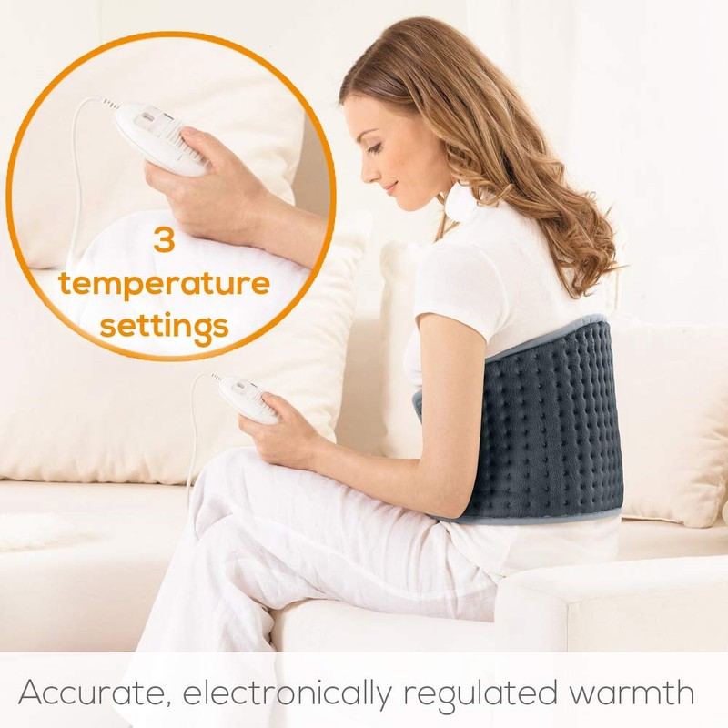Beurer HK49 Cosy Abdominal and Back Heat Pad | Wrap-Around