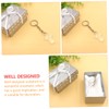 LIFKOME Crystal Keychain Cross Design Fashionable Religious Pendant Perfect for