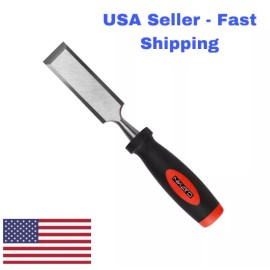 NIKATTO 3/4" Wood Chisel, Chrome Vanadium steel, Ergonomic Handle, Single Case USA STOCK
