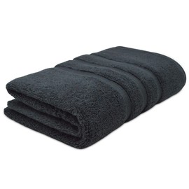 Towelogy® Premium Quick Dry Bath Sheets Oeko-Tex Certified Ecofriendly 100% Cotton Zero Twist Large Bath Towels Highly Absorbent Fade & Tear Resistant 90cmx140cm (Charcoal Grey, 1)