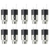 SJZBIN 10pcs 3.5mm Earphone Socket PJ-392 Silver Female Headphone Stereo