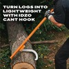 Idzo 60 Inch Cant Hook - Heavy-Duty Steel Log Lifter