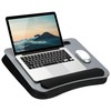 LAPGEAR Memory Foam Lap Desk with Wrist Rest and Media