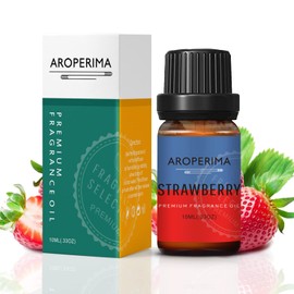 AROPERIMA Strawberry Fragrance Oil, Premium Grade Scented Oil for Aroma Diffusers, Perfume, Candle and Soap Making - 10ml