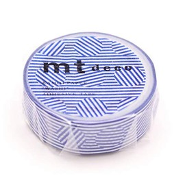 Kamoi Masking Tape mt 1P Border & Circle MT01D437 Blue