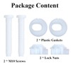 Toilet Seat Replacement Kit Made of Plastic, Toilet Seat Bolts