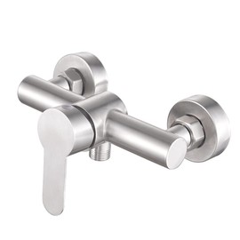 Shuiltad Stainless Steel Wall Mounted Shower Mixer Tap Manual Control Sanitary Valve Switch Cold Hot Water
