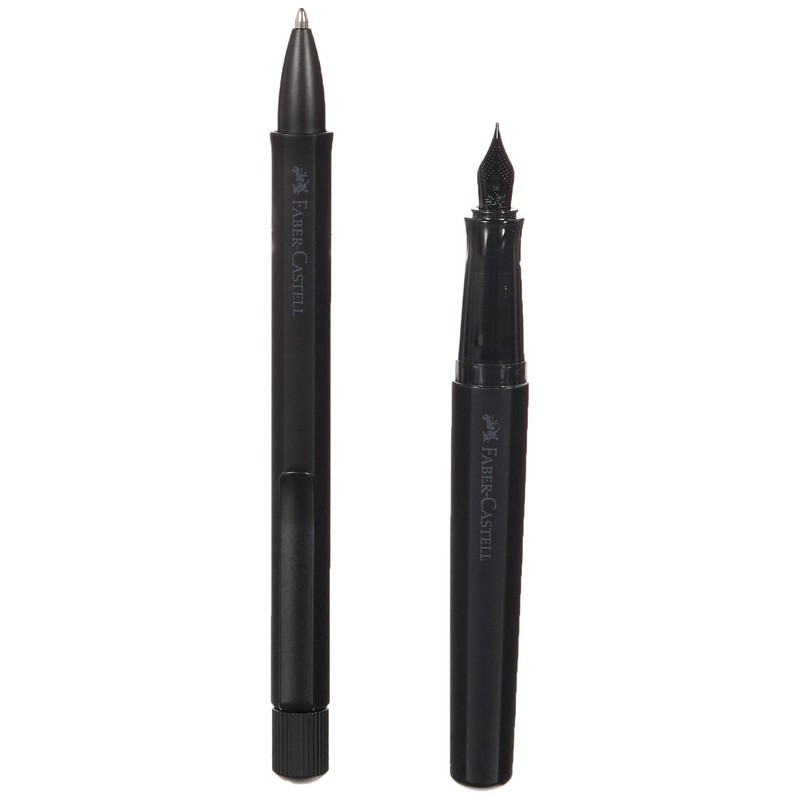 Faber-Castell Hexo 140579 Gift Set Black with Fountain Pen M