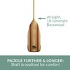 BENDING BRANCHES Arrow Wood Canoe Paddle for Rivers or Lakes,