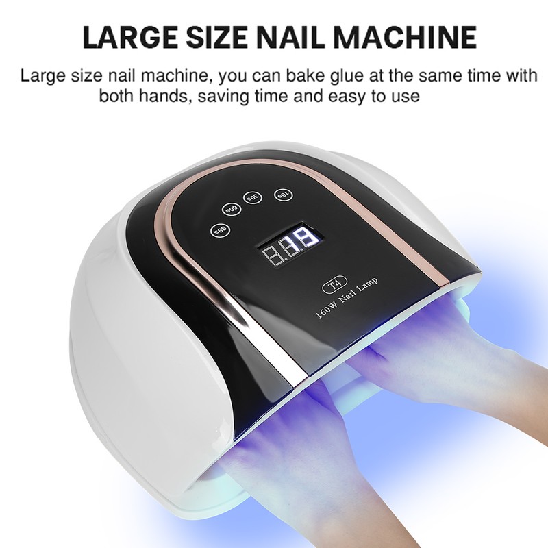 T4 160W 54pcs LED Nail Light Two Hands Nail Gel