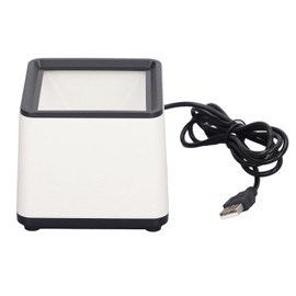 Hands Free Barcode Scanner Voice Announcement Quick Response 2D Desktop Barcode Reader for Business