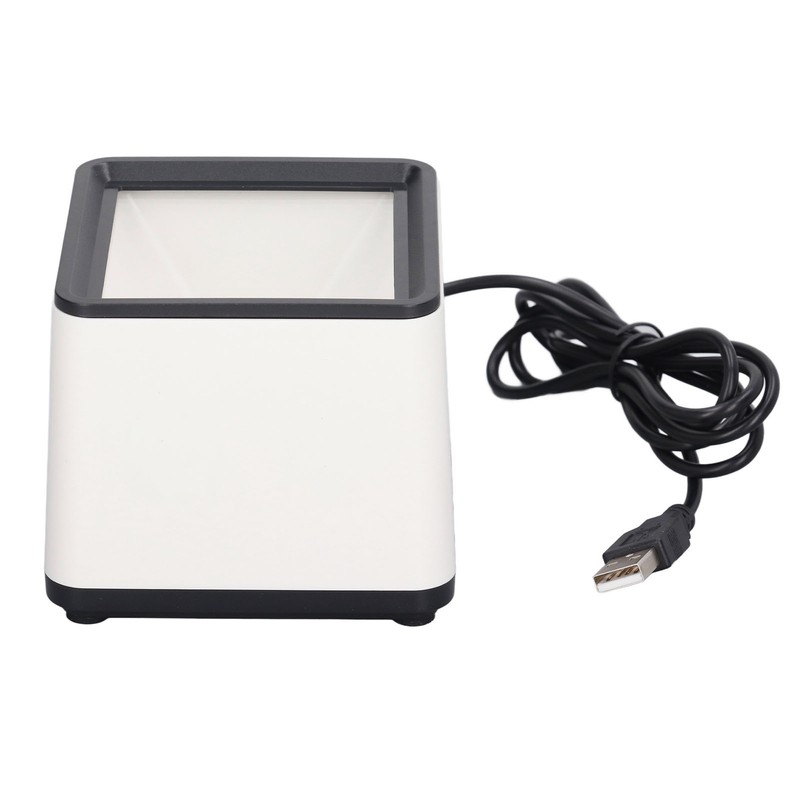 Hands Free Barcode Scanner Voice Announcement Quick Response 2D Desktop
