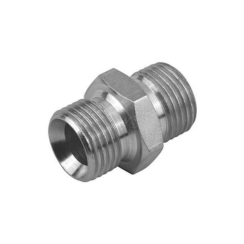 Hydraulic Male/Male Adaptor 3/8" BSP.