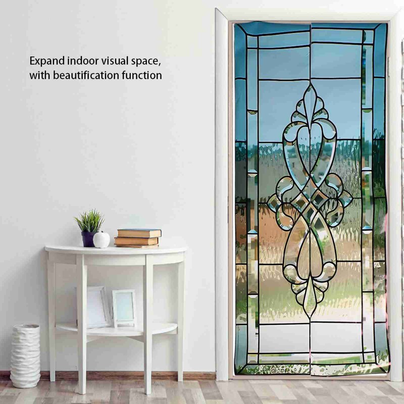 2Pcs Glass Door Sticker Self Adhesive Water Resistant Wall Sticker