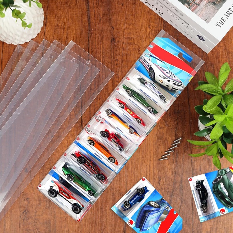 6 Pack Clear Display Case for Packaged Model Cars 16.7