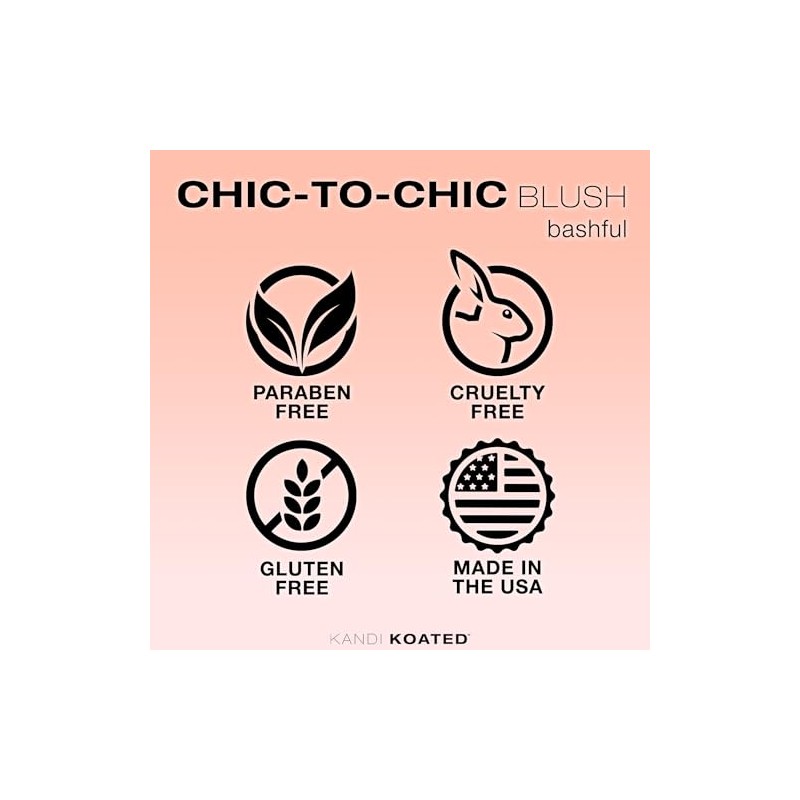 Rubor compacto Koated Chic to Chic [Bashful] Warm Plum Blush