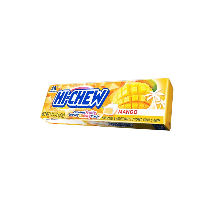 HI-CHEW Mango Sticks, 15-Pack, Soft & Chewy Candy, 1.76oz Each,