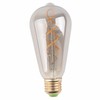 ST64 Light Bulb Vintage Dimmable 360lm Warm Light LED Filament