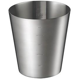 Yoshikawa EATOCO Measuring Cup, Stainless Steel with Graduations, Hakaru AS0037, Made in Japan