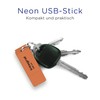 Integral Neon 128 GB USB 3.0 Flash Drive - Orange