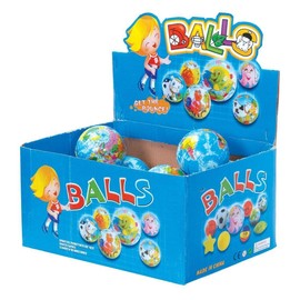 6Pcs 6cm Squeeze Earth Balls World Globe Map Stress Balls Lightweight Foam Stress Relief Educational Toys Hand Exercise Fidget Party Bag Fillers, Blue