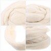 Artibetter Natural Wool Roving Felting Wool Yarn Roving Fibre Wool
