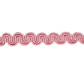 BEL AVENIR Gimp Braid Trim 1 cm/0.39 inch Diameter, 10 Yard Handmade Fabric Basic Trim, Polyester Upholstery Trim for Sewing DIY Costume Curtain Slipcover Home Decorative (9#Pink)