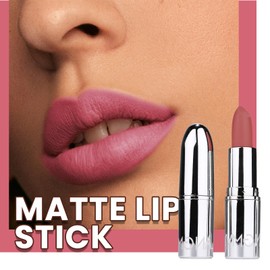 Matte Long Lasting Lipstick - Matte Velvet Lipstick Waterproof Non Stick Cup Lipstick, Not Fade Matte Lip Gloss, Tinted Lipstick for Girls & Women (03#, 17g)