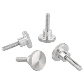 Ottertools - Thumb Screw DIN 464 | Thread: M3 x 12 mm | Stainless Steel | Pack of 4