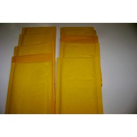 Kraft 10 Kraft Bubble #000 Shipping Mailers Padded Envelopes Self-Seal 4x7 inches